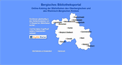 Desktop Screenshot of bergische-bibliotheken.de
